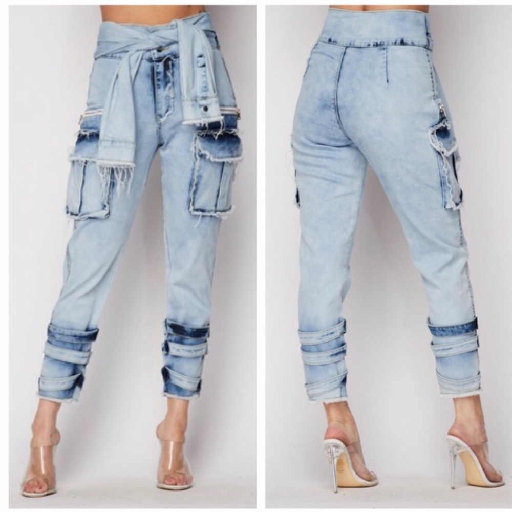 High waist denim👖